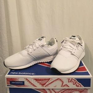 New Balance for J.Crew 247 White Sneakers (NEW)